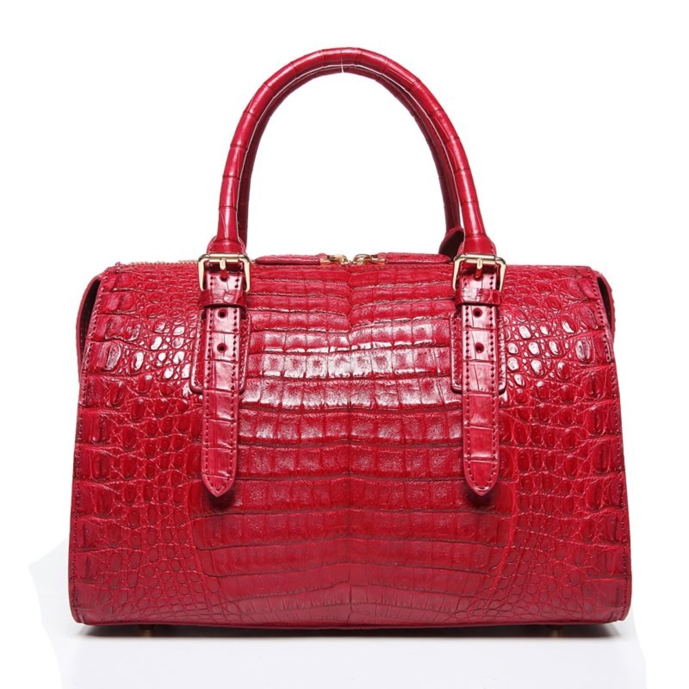 Pre-Order D’MOM Curva Boston Crocodile Handbag!